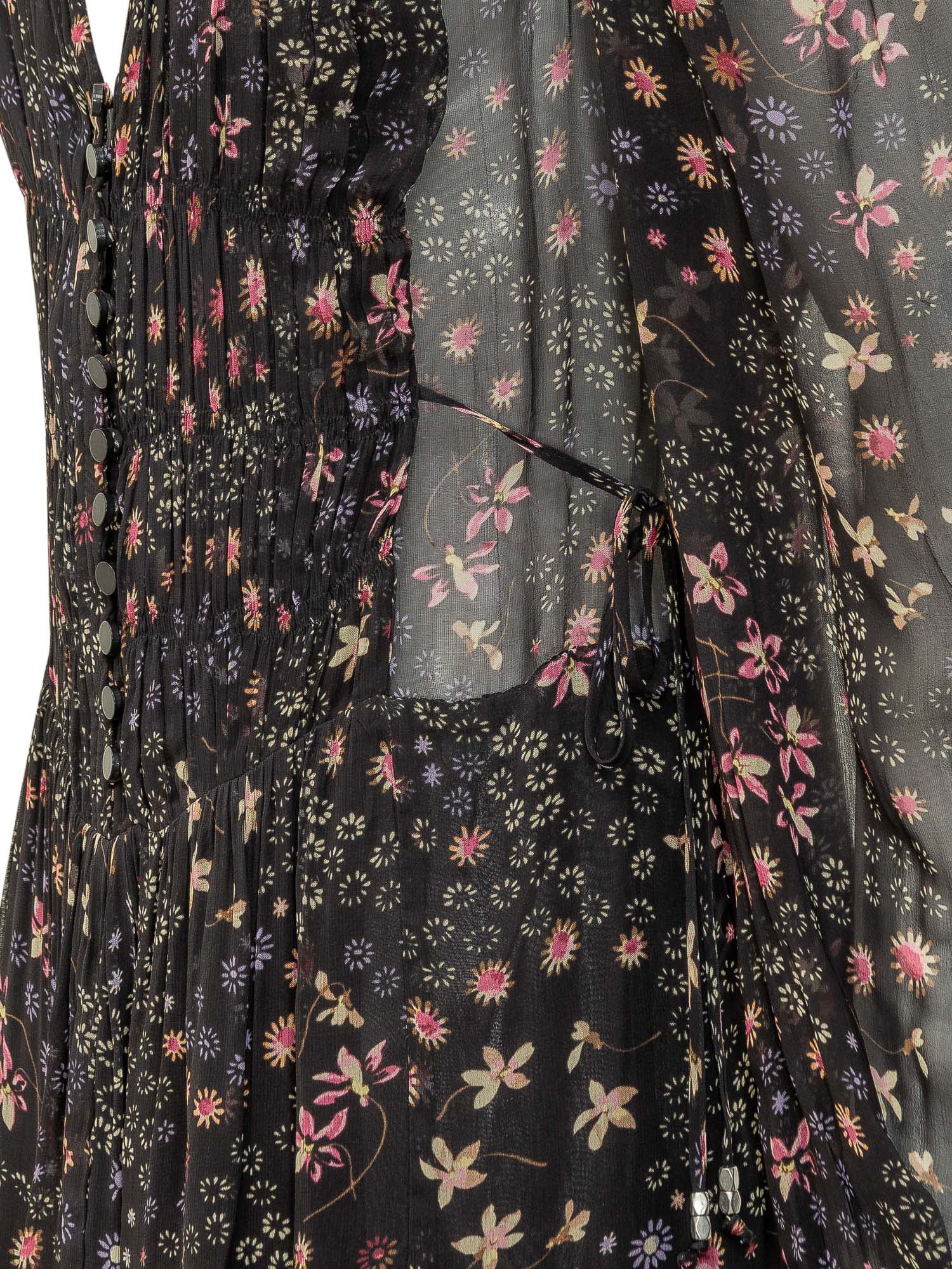 [Marant Etoile] Long sleeve dress FW26 26ARO1084FAD3J01E BKEC