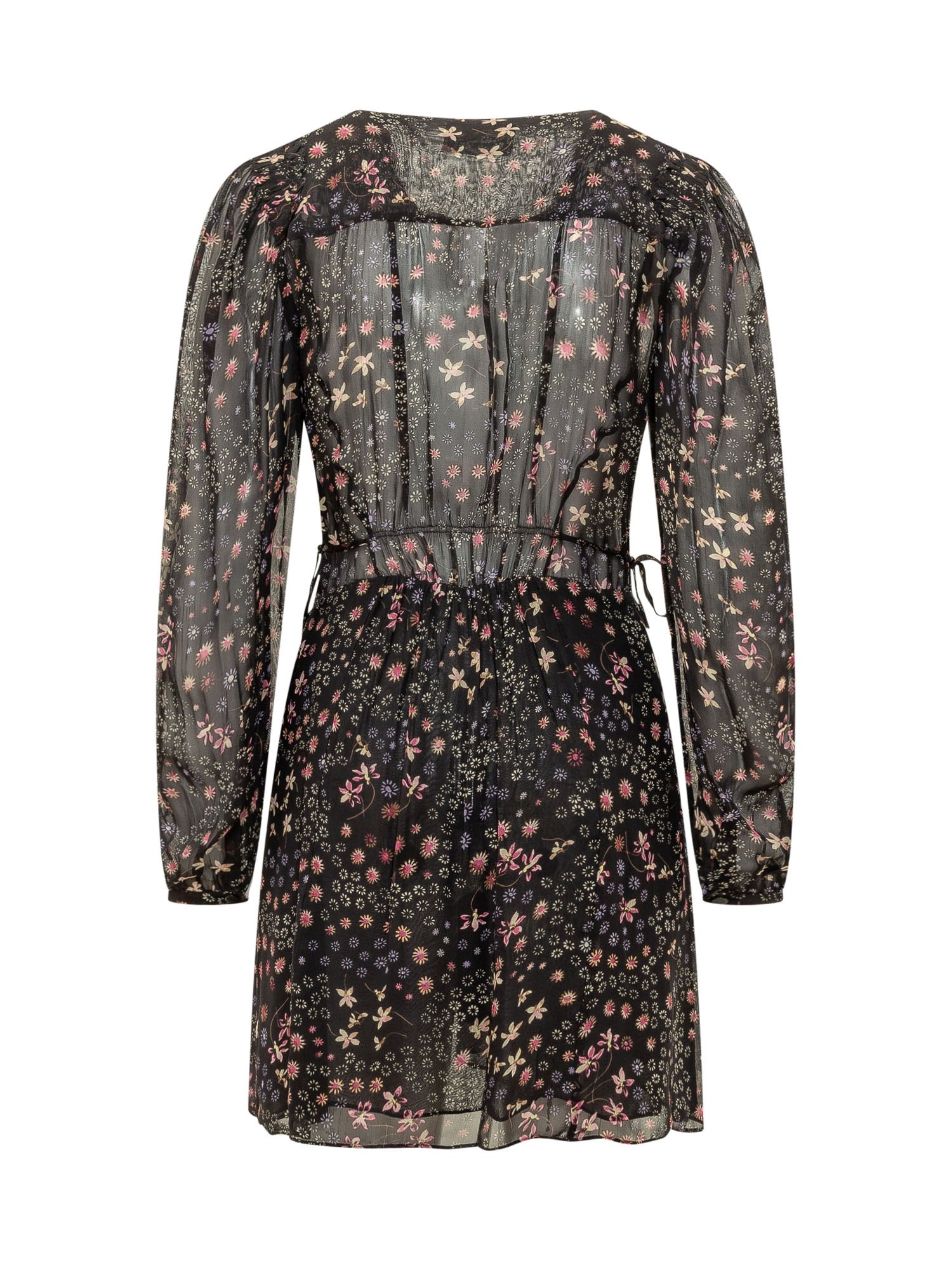 [Marant Etoile] Long sleeve dress FW26 26ARO1084FAD3J01E BKEC
