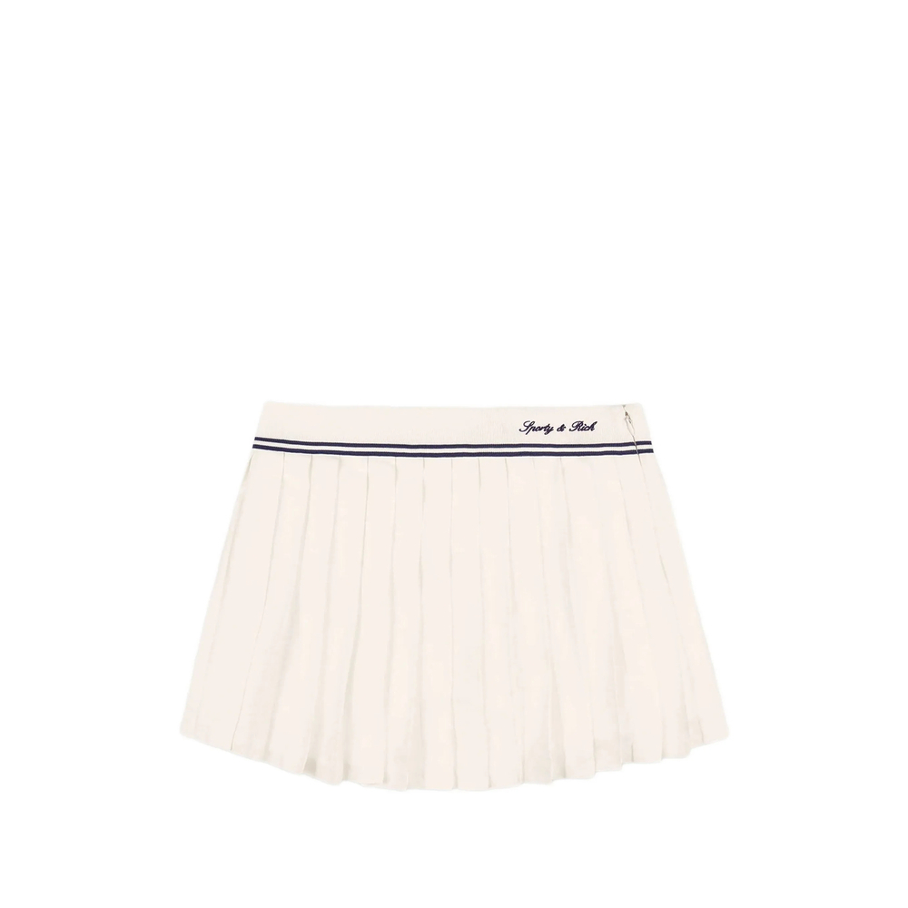 [SPORTY & RICH] Mini skirt FW26 SK01275326WH  ECRU