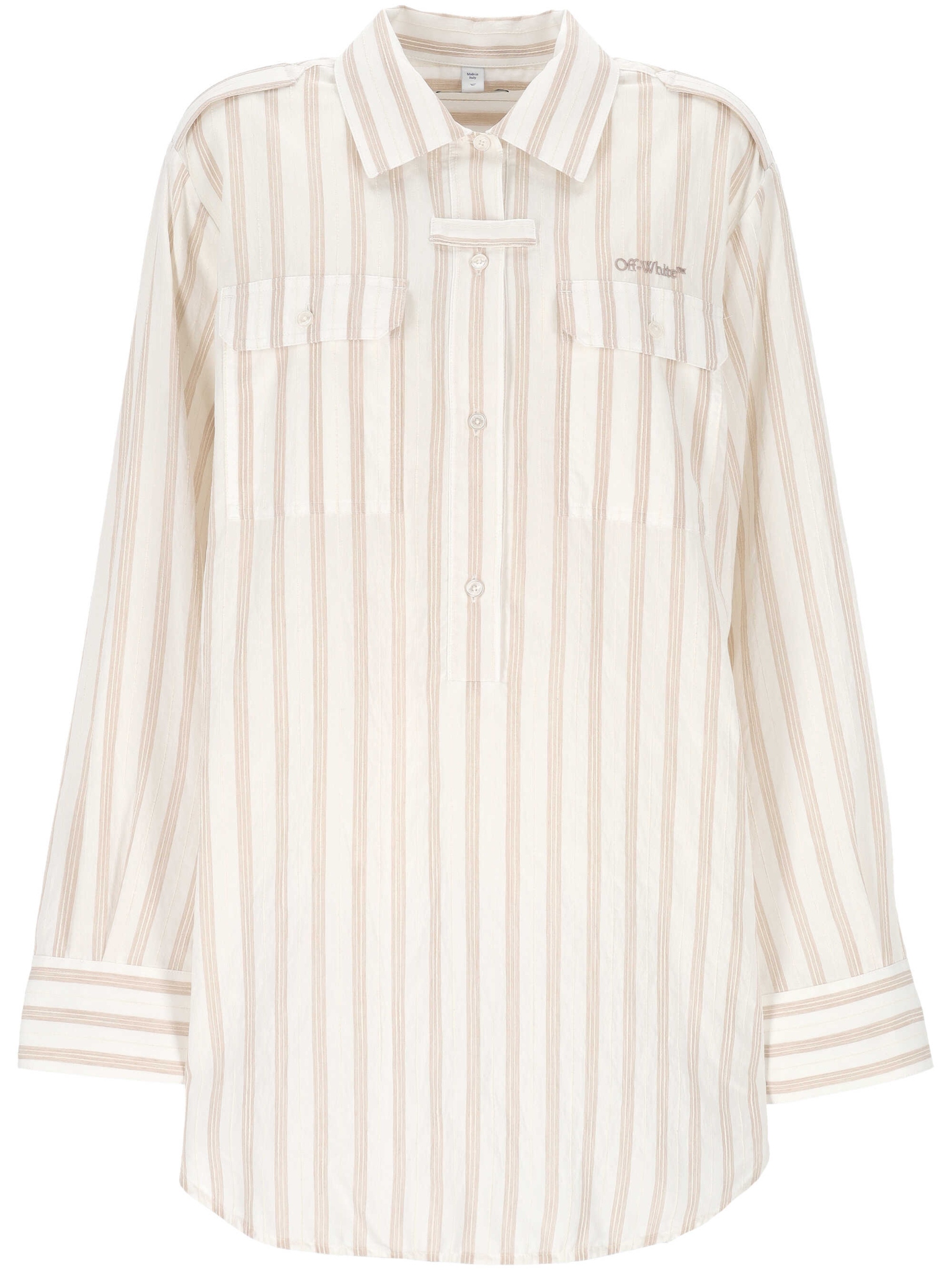 [Off White] Long sleeve dress SS26 2DG00FS26FAB001W142