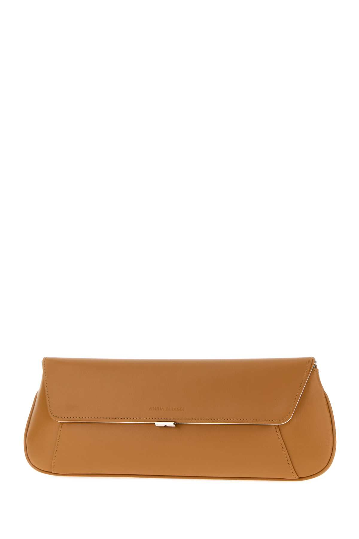 [Amina Muaddi] Clutch bag SS26 AMICLUTCHBAG LATTESILVER