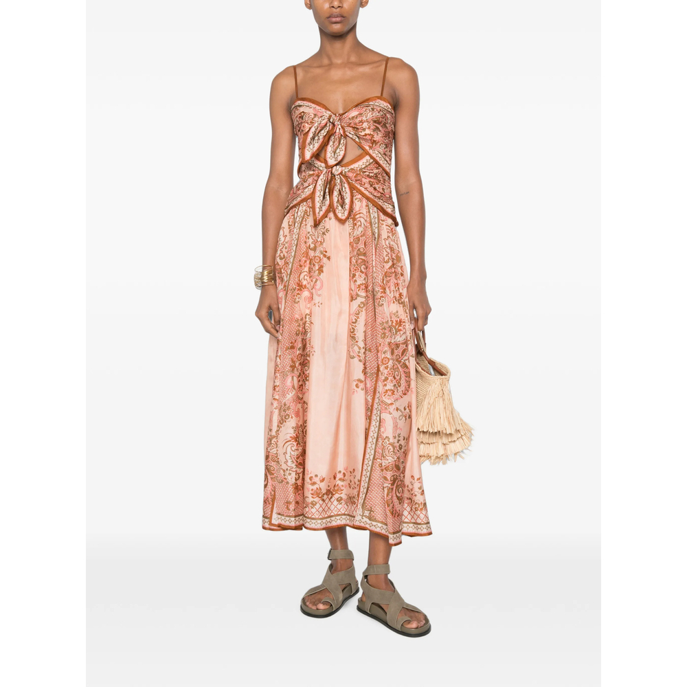 [Zimmermann] Sleeveless dress FW26 8062DSS261  PINK