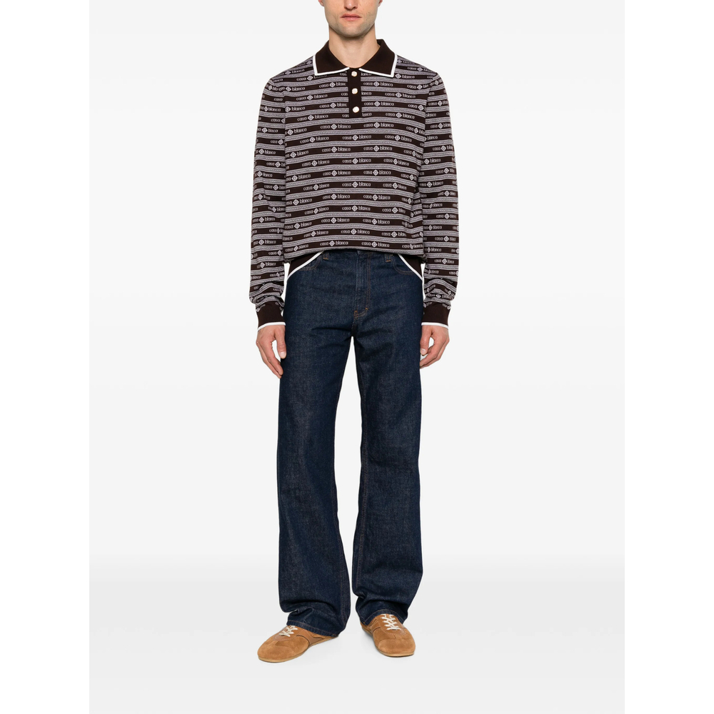[Casablanca] Knitwear FW26 PF26-KW-729 01 DKBRO
