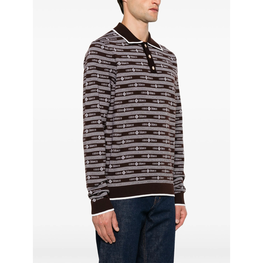 [Casablanca] Knitwear FW26 PF26-KW-729 01 DKBRO