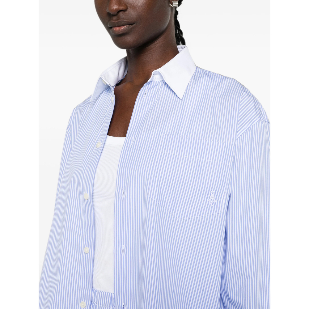 [SPORTY & RICH] Shirts Long Sleeve FW26 SI019710302ST  BLUST