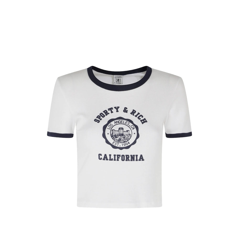 [SPORTY & RICH] T-shirts Short Sleeve FW26 TO073710509WH  WDKNA