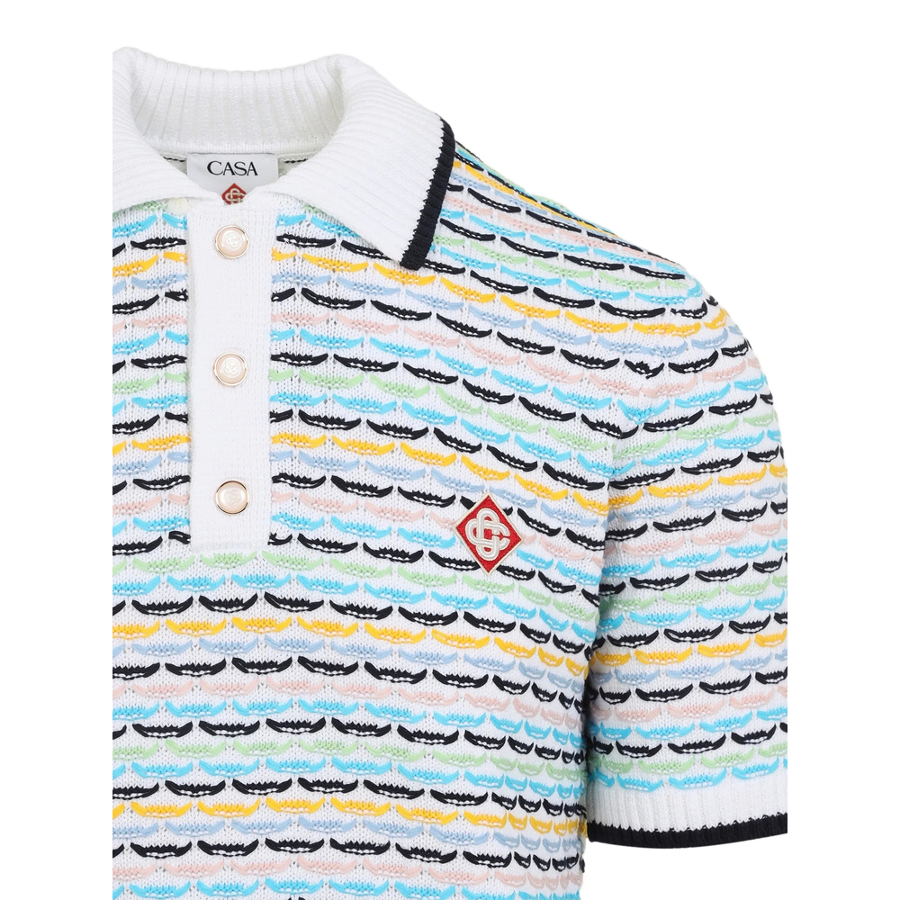 [Casablanca] T-shirts Short Sleeve FW26 PF26-KW-1260 01 MULTI