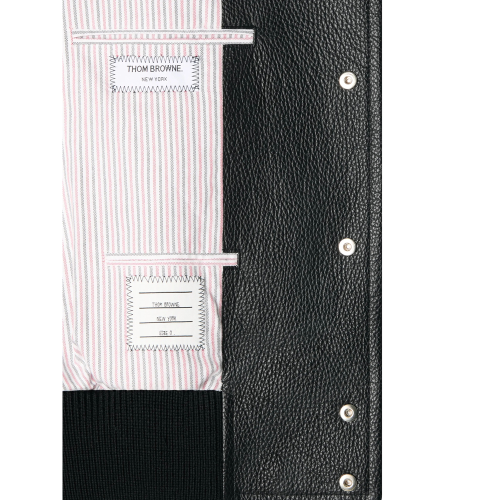 [Thom Browne] Leather Jacket FW26 MJO262Y L0149 001