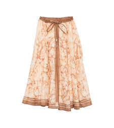 [Zimmermann] Long skirt FW26 8075SSS262  CHOCO