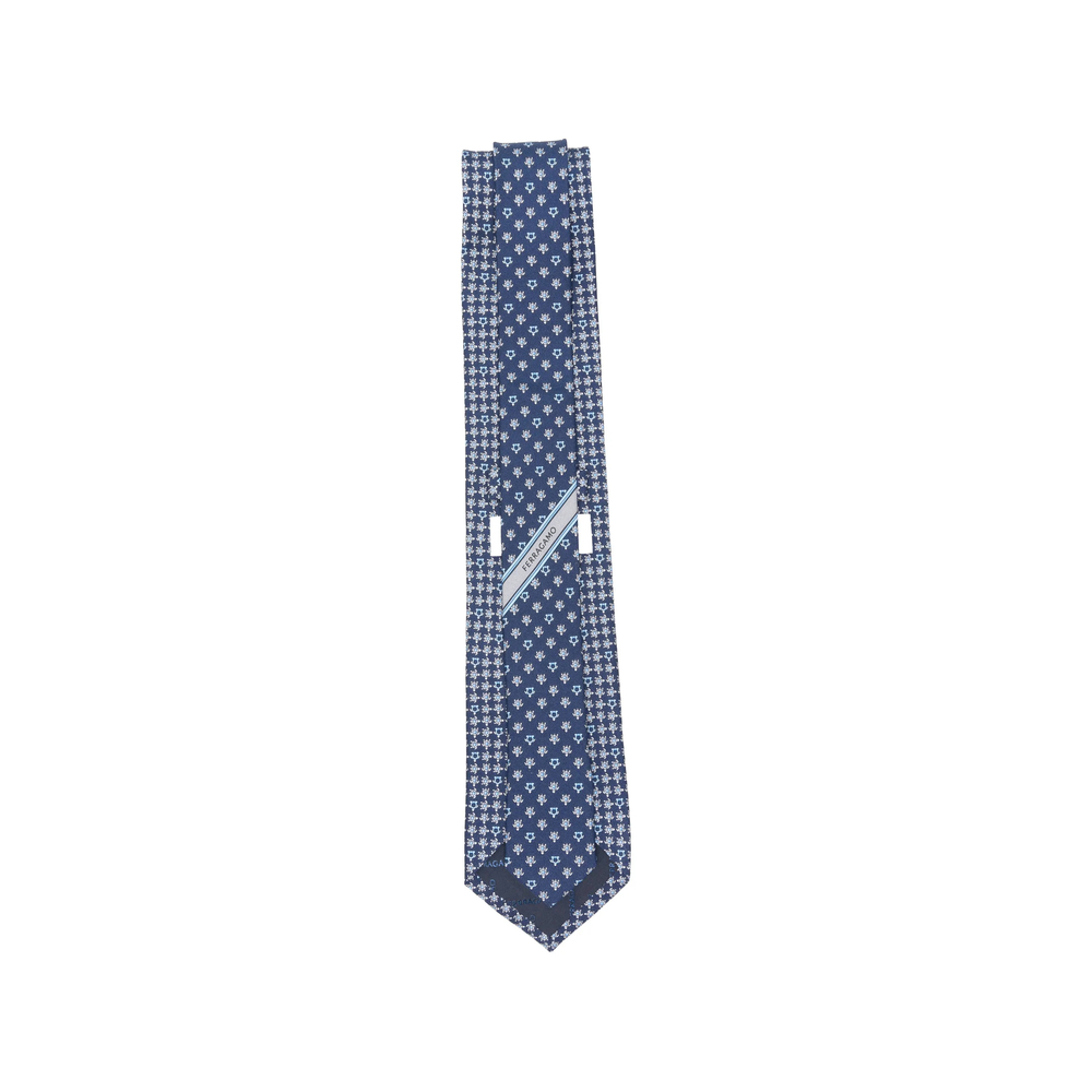 [Ferragamo] Tie FW26 351456 0794737 NAVY