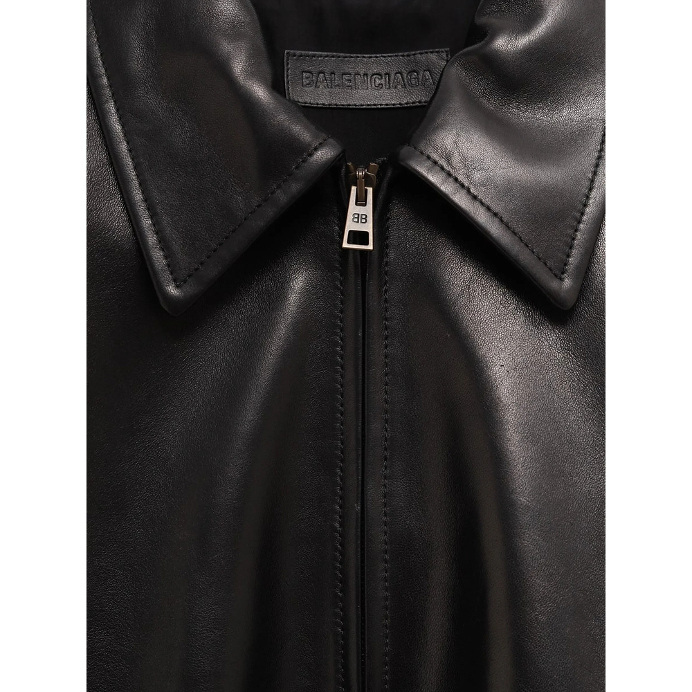 [Balenciaga] Leather Jacket SS26 871980 TUS11 1000