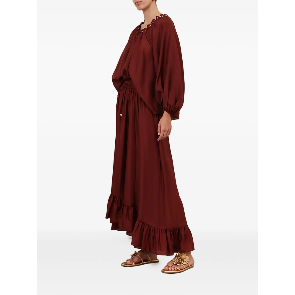 [Zimmermann] Long skirt FW26 8440SSS261  MERLO