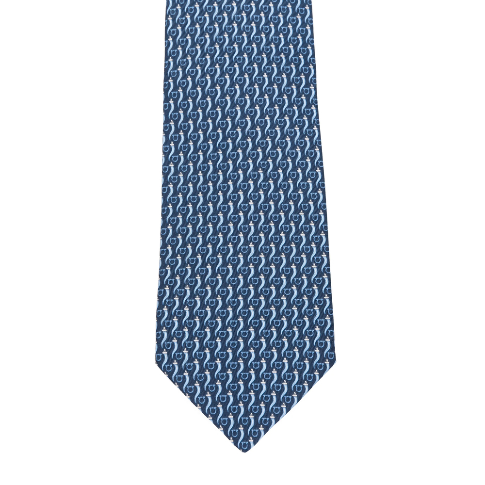 [Ferragamo] Tie FW26 351460 0794963 BLUAZ