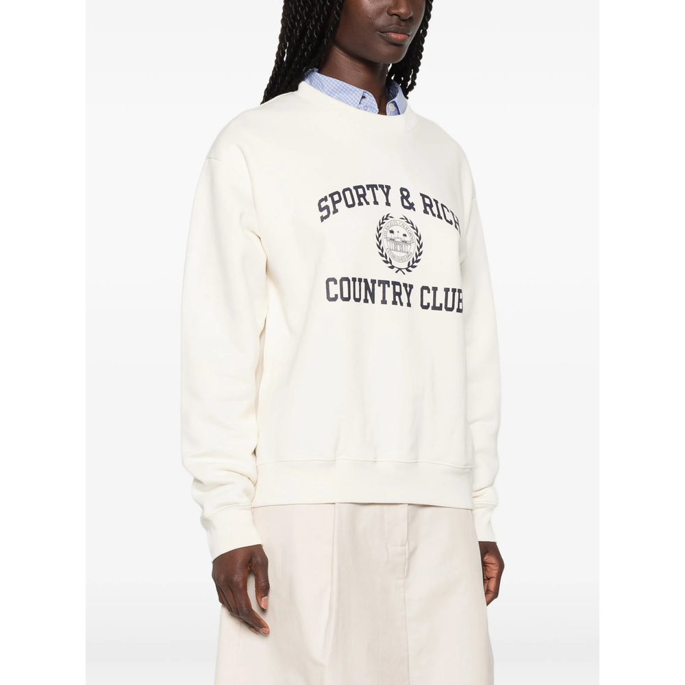 [SPORTY & RICH] Sweatshirt FW26 ST09876218WH  ECRU