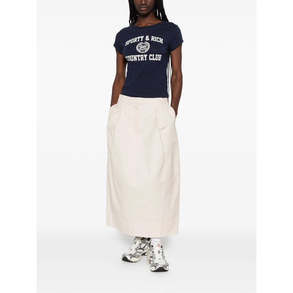 [SPORTY & RICH] T-shirts Short Sleeve FW26 TO11176218BL  DNAVY