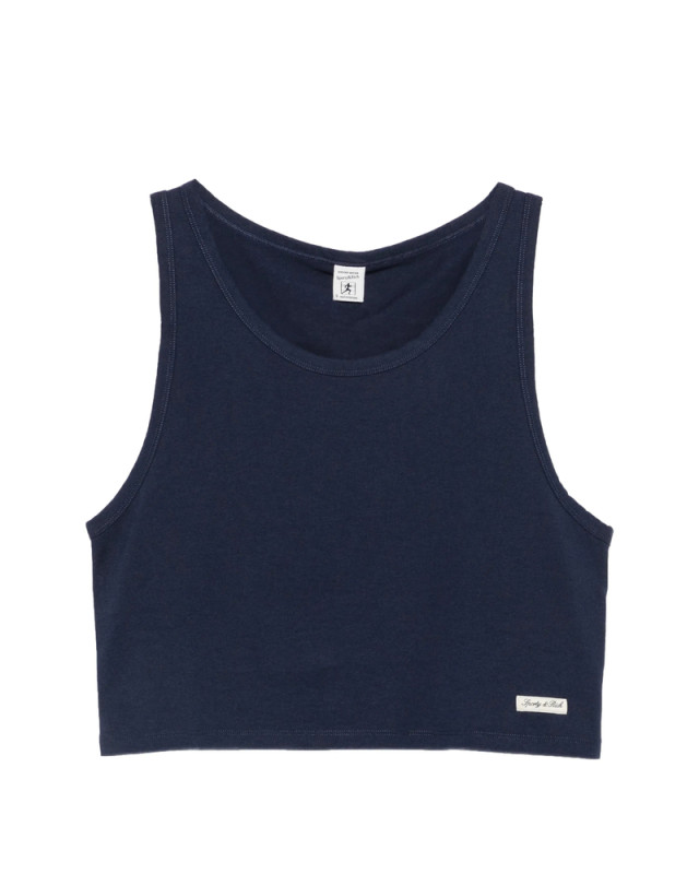 [SPORTY & RICH] Tank top FW26 TO12176326BL  DNAVY