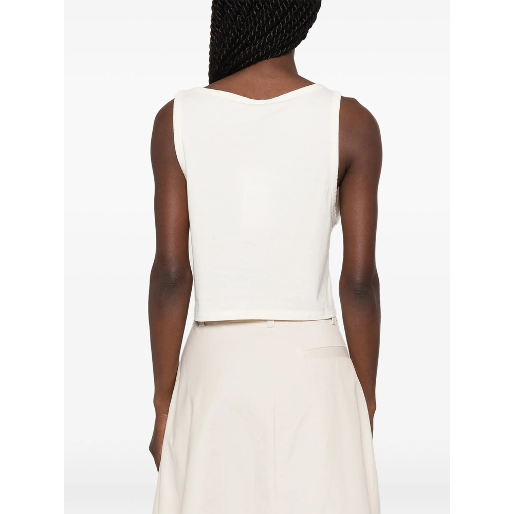 [SPORTY & RICH] Tank top FW26 TO12176326WH  ECRU