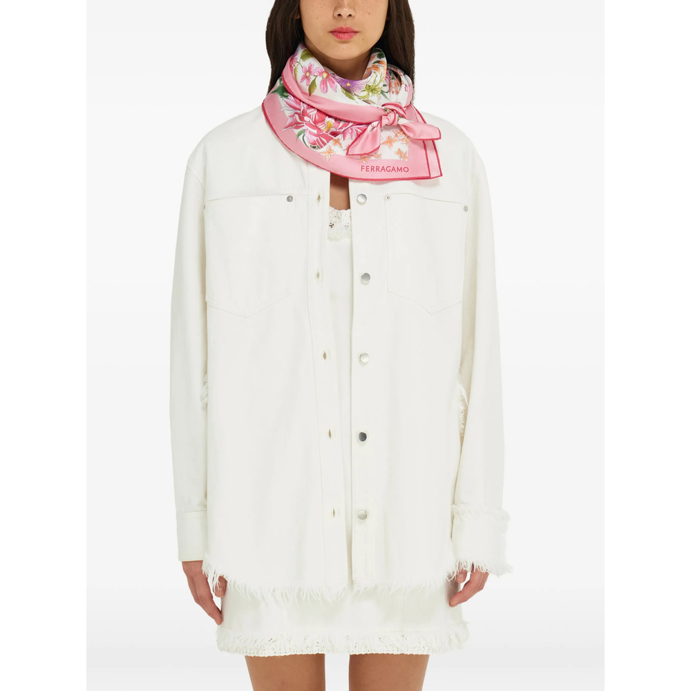 [Ferragamo] Scarf FW26 310246 0795191 ROSA