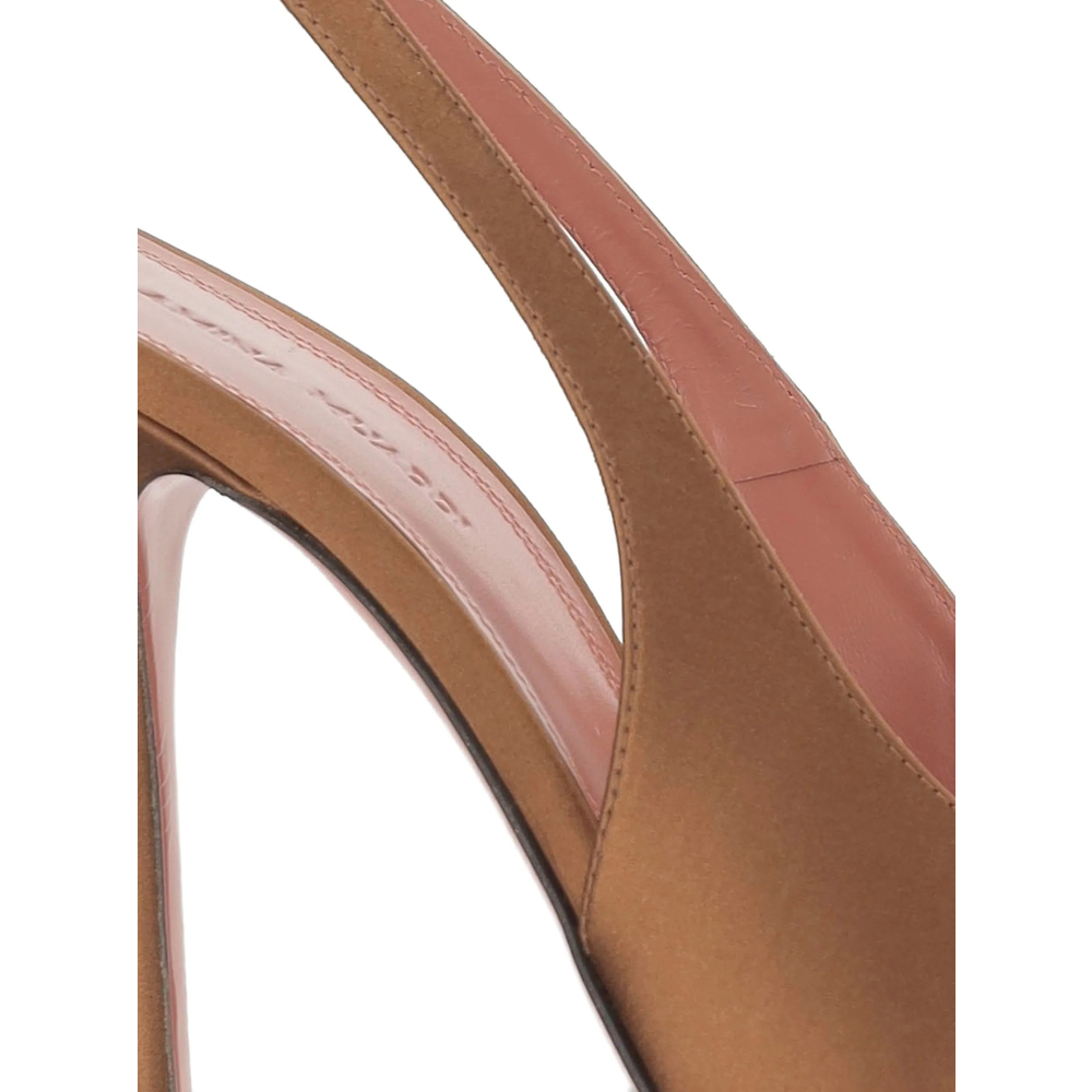 [Amina Muaddi] Sandals SS26 KRISTINA SLING 105 MOCHA