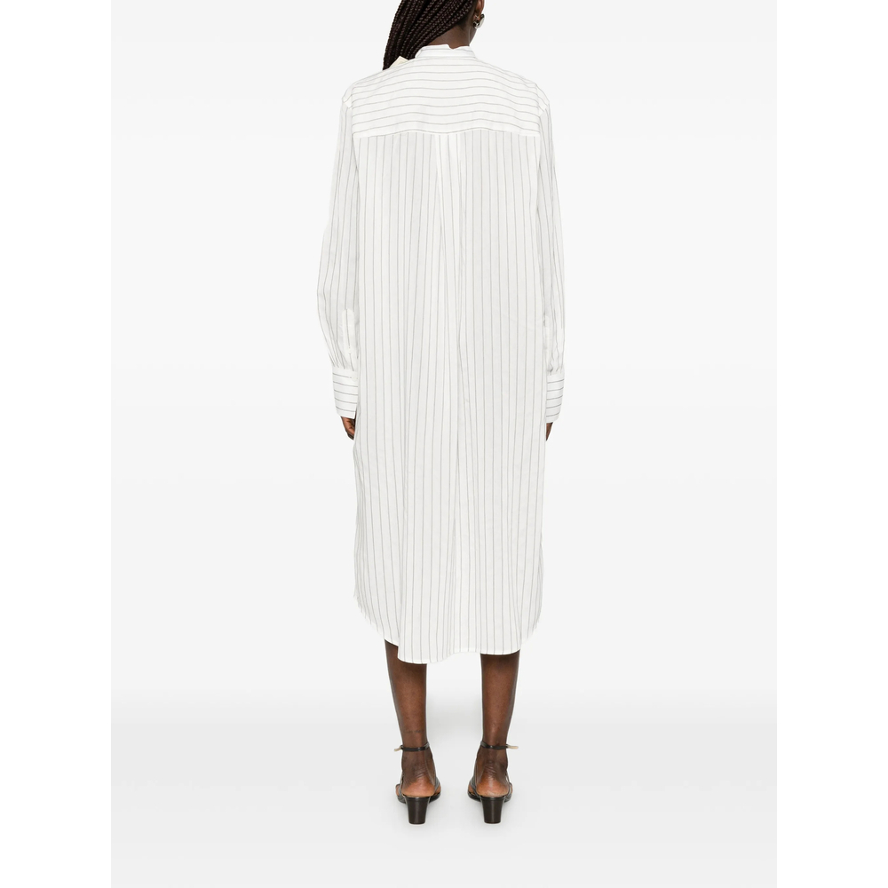[TOTEME] Long sleeve dress SS26 253-WRT0579 FB0439-303 WHOYS