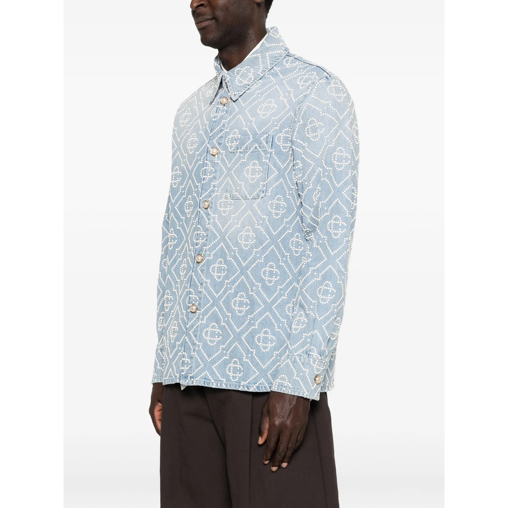 [Casablanca] Shirts Long Sleeve SS26 SS26-SH-243 01 PEARL