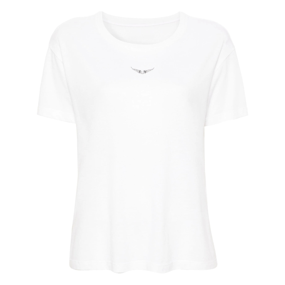 [Zadig & Voltaire] T-shirts Short Sleeve FW26 JWTS01669  BLANC