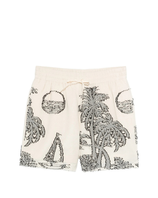 [MAISON LABICHE] Shorts SS26 ZMHERELLEPALM  OFWHI