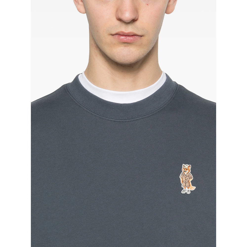 [MAISON KITSUNE] Sweatshirt SS26 QM00309KM0341  SBLUE