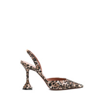 [Amina Muaddi] Sandals SS26 HOLLI SLING 95 LEOPA