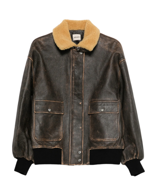 [KHAITE] Leather Jacket SS26 6075787 L787 950