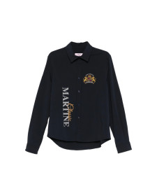 [Martine Rose] Shirts Long Sleeve SS26 492WSP13504  BLU