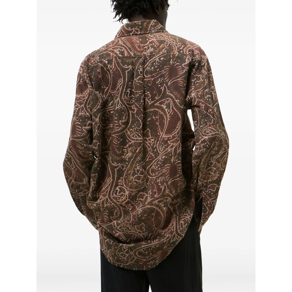 [Our Legacy] Shirts Long Sleeve SS26 M2262VSP  SNAKE