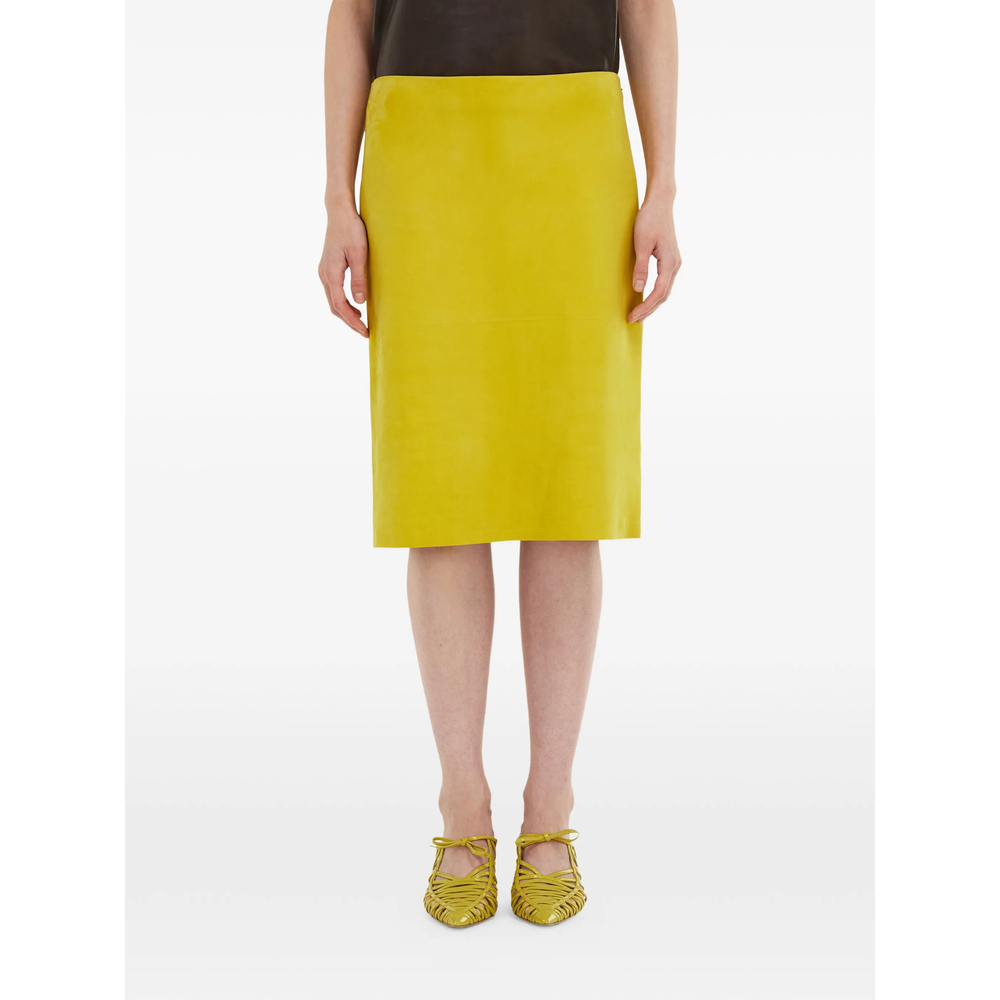[Ferragamo] Long skirt SS26 13I094 0793105 GIALL