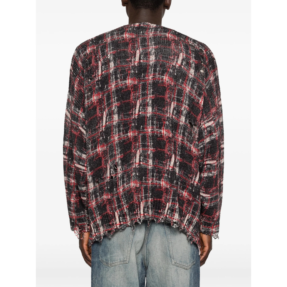 [R13] Cardigan SS26 R13WY198 Y261A BKRED