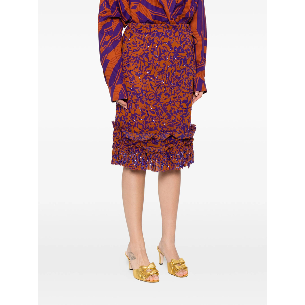 [DRIES VAN NOTEN] Midi skirt SS26 3006 130890 353