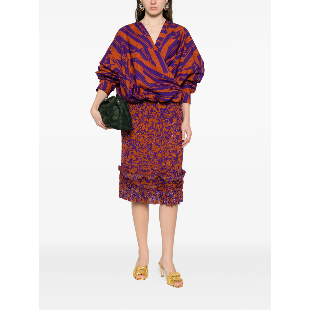 [DRIES VAN NOTEN] Midi skirt SS26 3006 130890 353