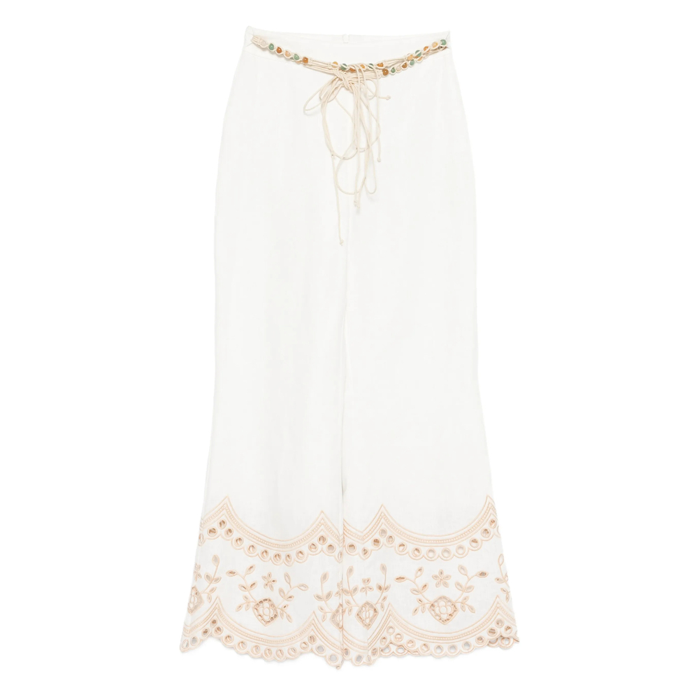 [Zimmermann] Trousers SS26 5797PRS262  IVORY