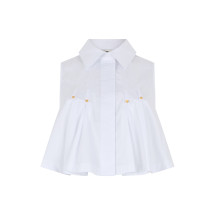 [ELISABETTA FRANCHI] Shirts Sleeveless SS26 CA163_100