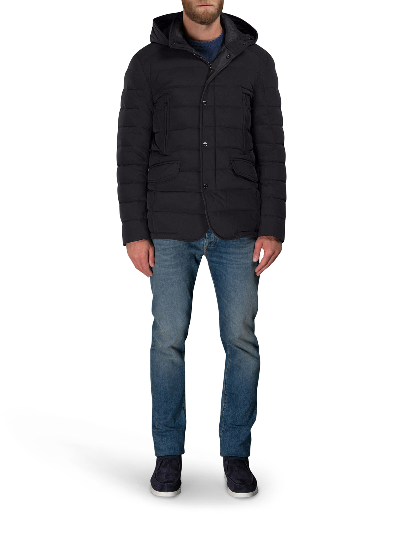 [Moorer] Down Jacket FW26 MOUGI200329TEPA009U0001 BLACK