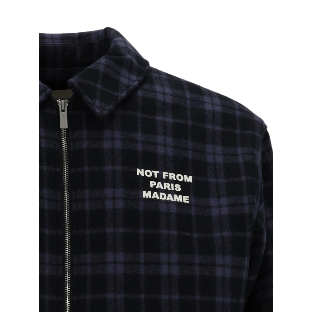 [DROLE DE MONSIEUR] Bomber Jacket FW26 PERM-JT287 WO050 NAVY