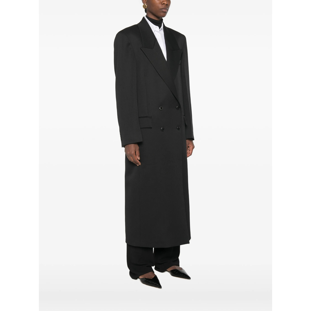[ROHE] Coat FW26 820-10-270  BLACK