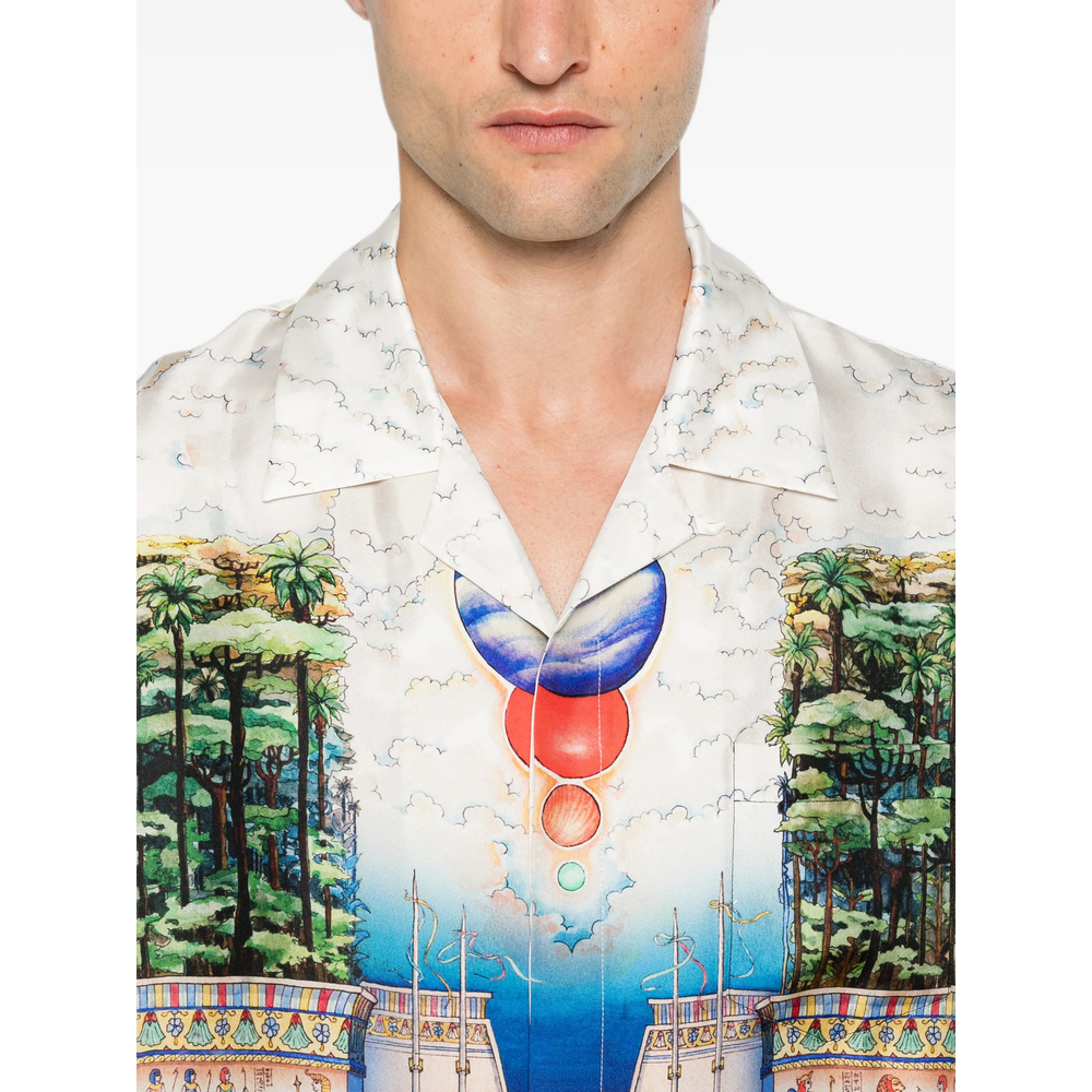 [Casablanca] Shirts Short Sleeve FW26 PF26-SH-003 04 TROMP