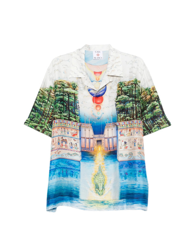 [Casablanca] Shirts Short Sleeve FW26 PF26-SH-003 04 TROMP