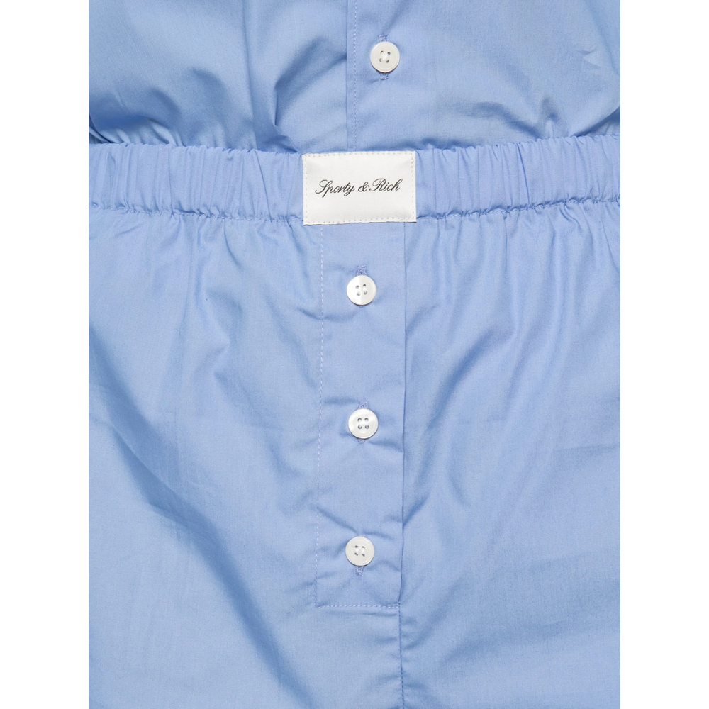 [SPORTY & RICH] Shorts FW26 SH060711326BL  SOFTE