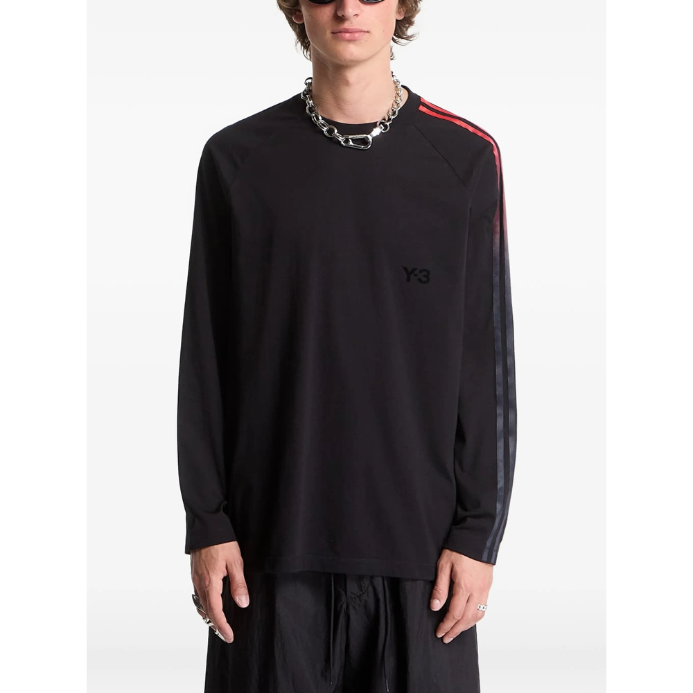 [Y-3] T-shirts Long Sleeve FW26 KQ8586  BLACK