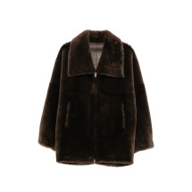 [Blancha] Leather Jacket FW26 26100-302  QUERC