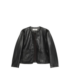 [ROHE] Leather Jacket FW26 420-11-148  BLACK