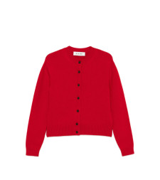 [ROHE] Cardigan FW26 420-23-356  RED