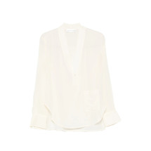 [VICTORIA BECKHAM] Shirts Long Sleeve FW26 1326WSH007339B  IVORY
