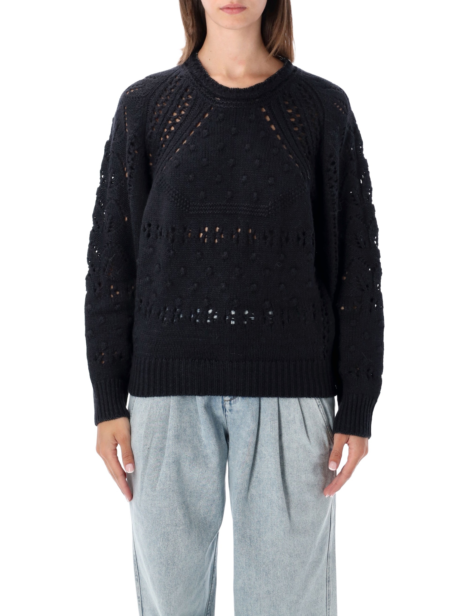 [Marant Etoile] Knitwear FW26 PU0938FAD3L02EBKMD